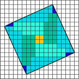 Quadrat 2, dessen Einzelteile neu sortiert wurden