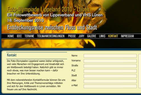 Lippeland-Kontaktformular Lünen 2010