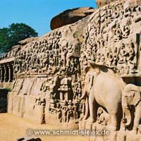 Felsenrelief - Mamallapuram