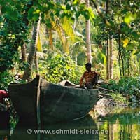 Entspannung - Backwaters bei Kollam