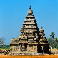 Ruhe und Kraft - Shore-Tempel in Mamallapuram